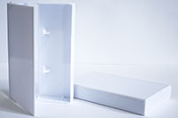 White back / White window