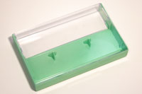 Mint back / Clear window