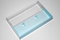Sky Blue back / Clear window