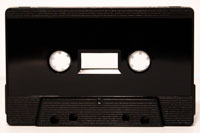 Black Sonic cassette shell