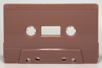 Brown cassette shell