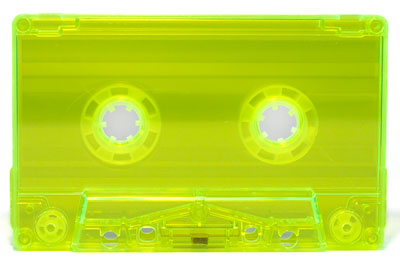 NEW! FLUORESCENT YELLOW TRANSPARENT CLEAR LINERS