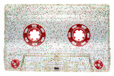 SILVER / GREEN / RED GLITTER 