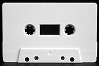 White Matte cassette shell