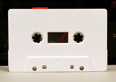 matte white cassette