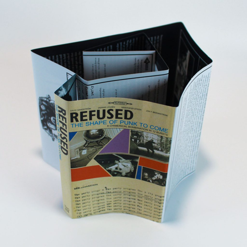 Refused - The Shape of Punk to Come cassette artwork