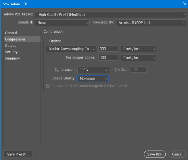 Save As Adobe PDF
