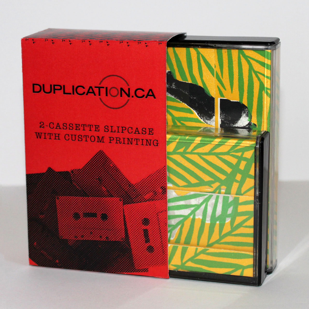 2 cassette printed slipcase