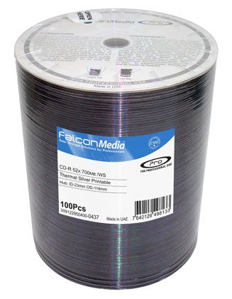 Falcon Silver Printable CD for Everest and Teac P55 printers