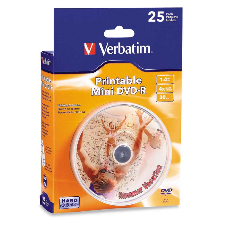 Verbatim mini dvd-r printable