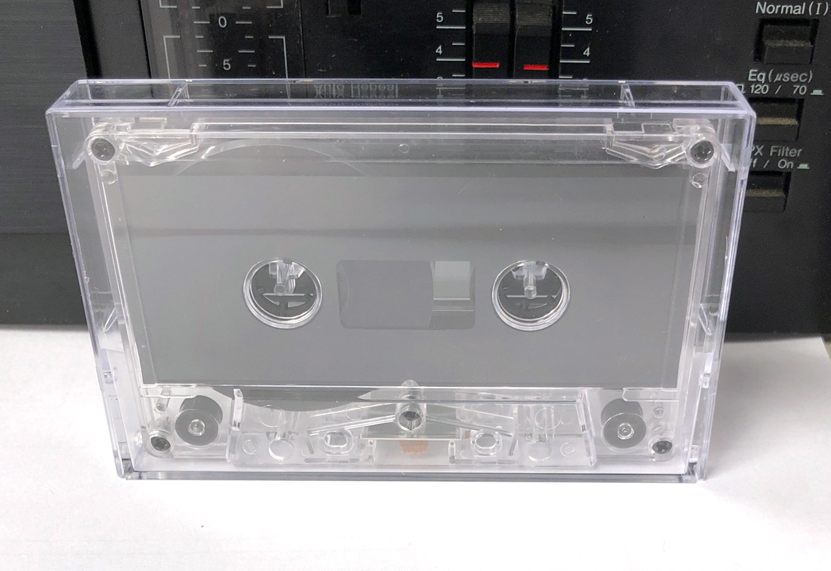 C-92 chrome tab in audio tape cassettes