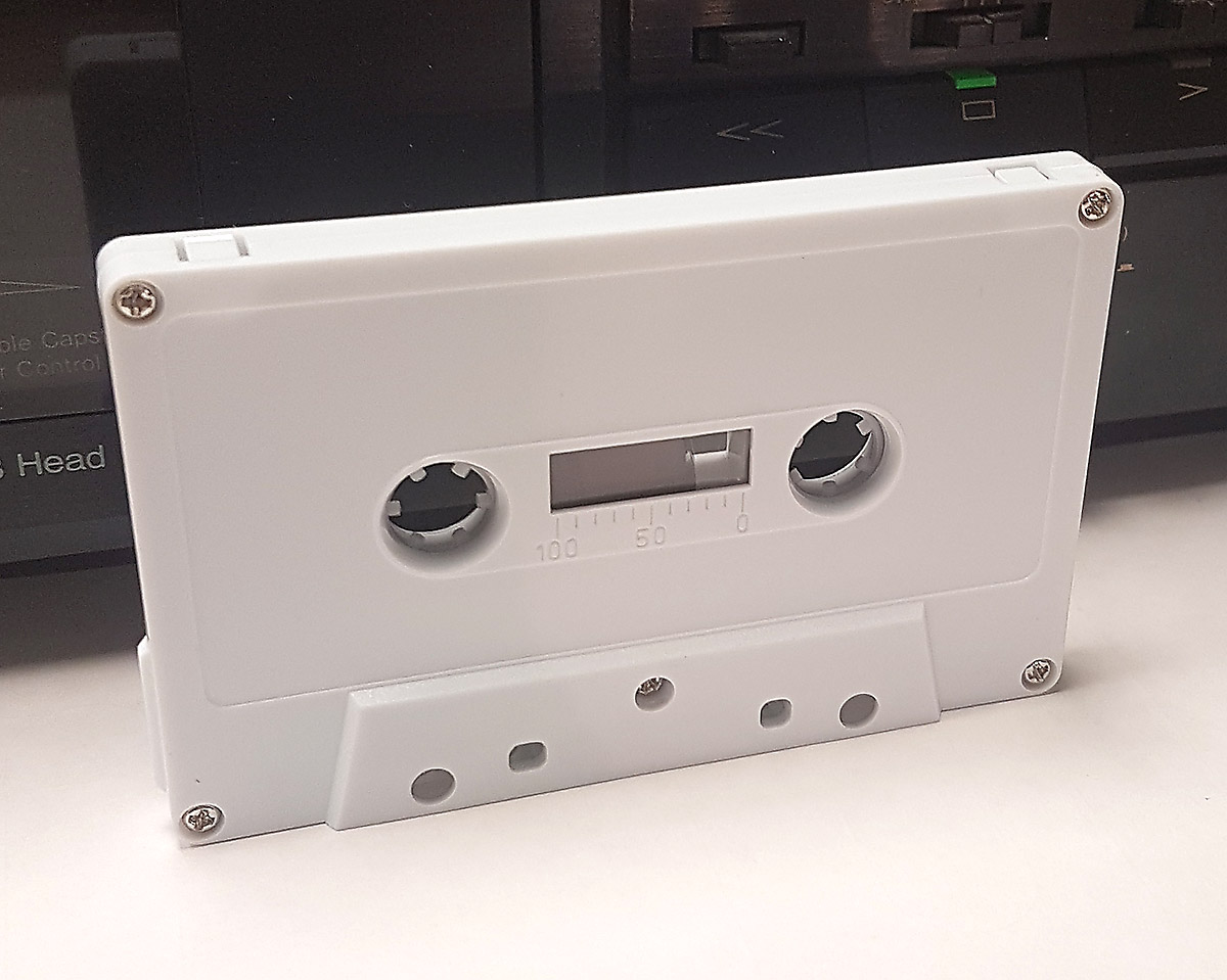 C-90 White Tabs In Audio Cassettes for sale
