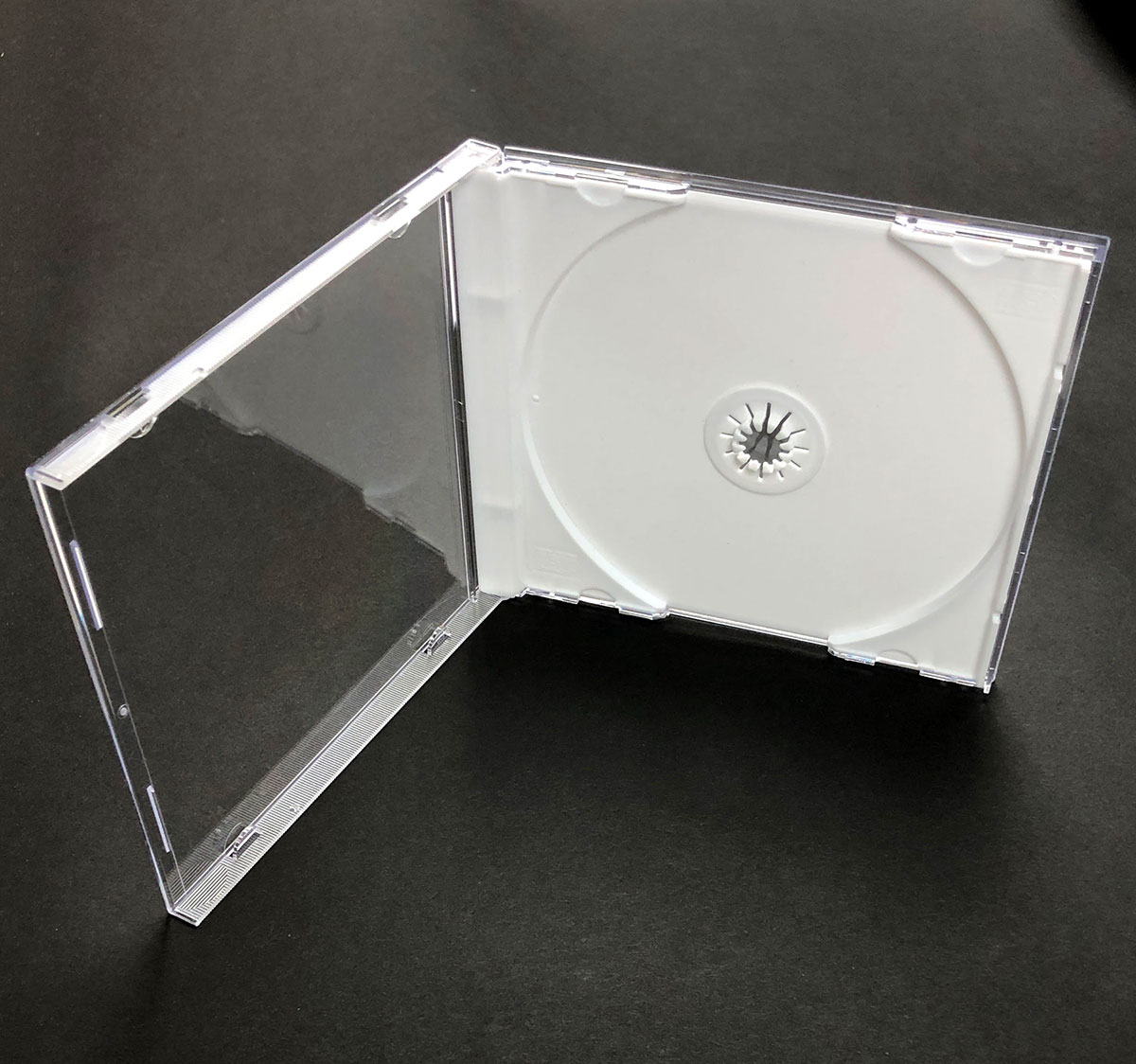CD Jewel Box with White Tray - assembled - Pro Quality 20 Pieces