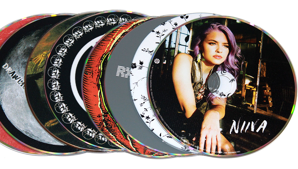 Professionally silkscreened CDs from Duplication.com