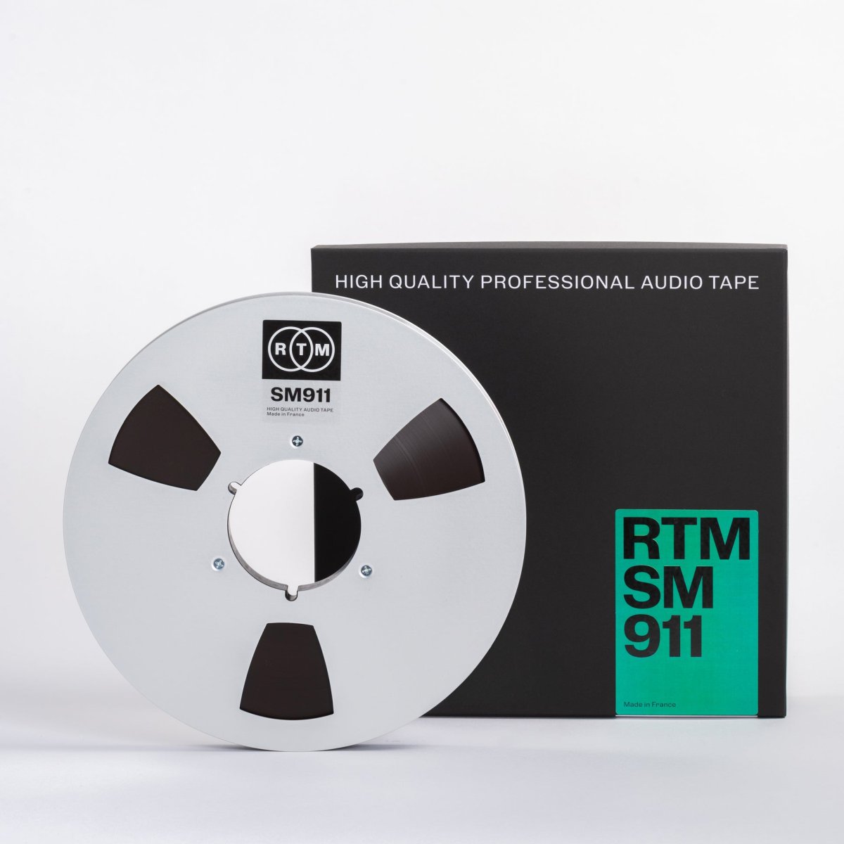 RTM SM911 half inch mastering tape on metal reel