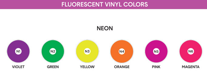 Neon colors for vinyl pressing