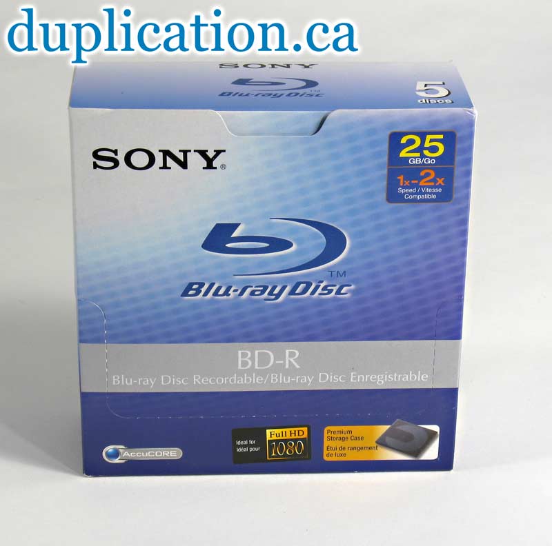 Sony BD-R Blu-ray 5-pack