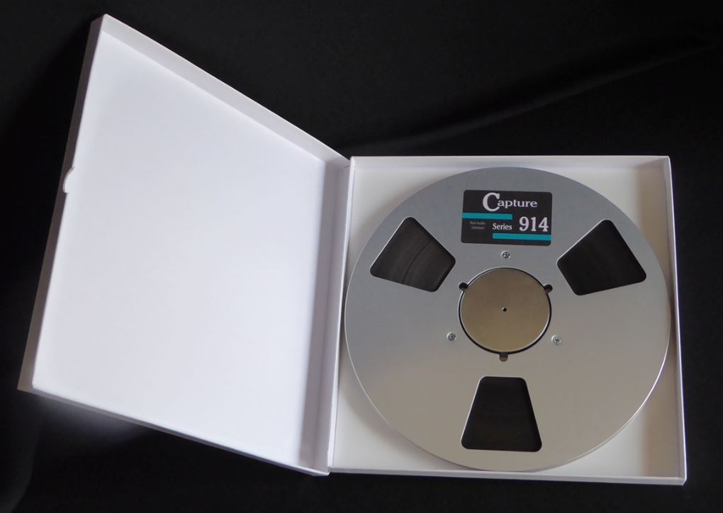 Capture half inch reel to reel audio tape