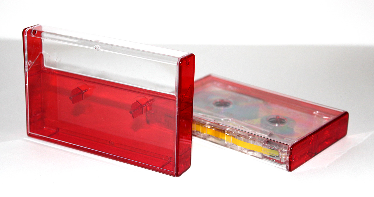 Norelco cassette case red tint