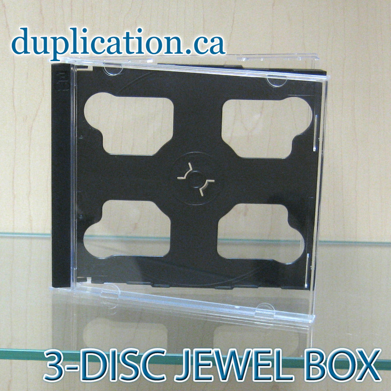 triple cd jewel box front view
