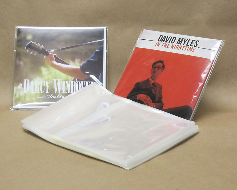 Resealable sleeves for CD jackets