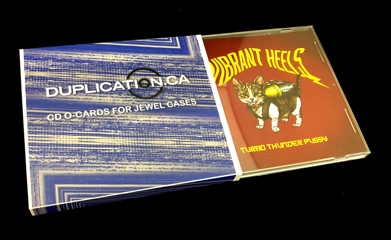 CD O-Cards for jewel cases from Duplication.ca with offset print