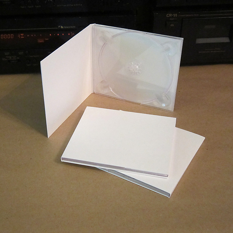 Blank white Digipaks