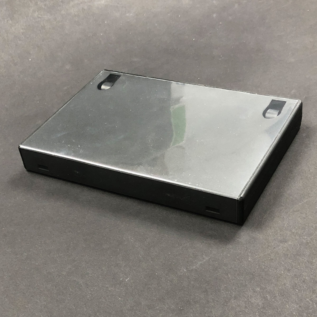 Outside View of DVD 3 Disc Cubby Case With 33mm Spine