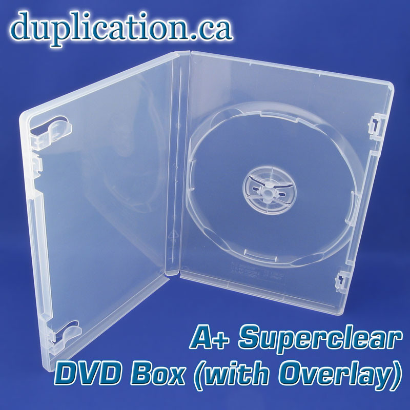 A+ High Quality clear DVD box