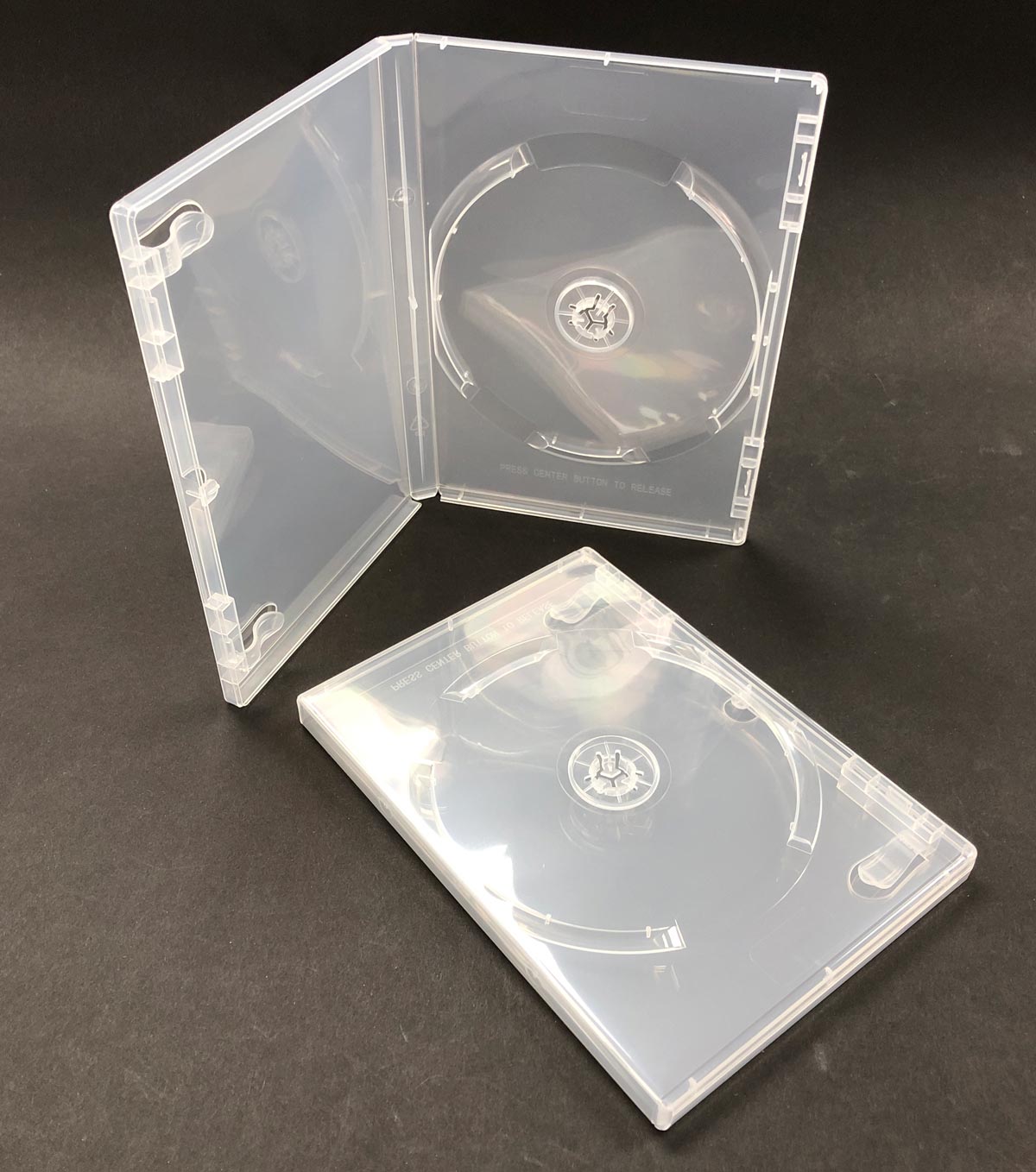 Super Clear DVD case with overlay for sale
