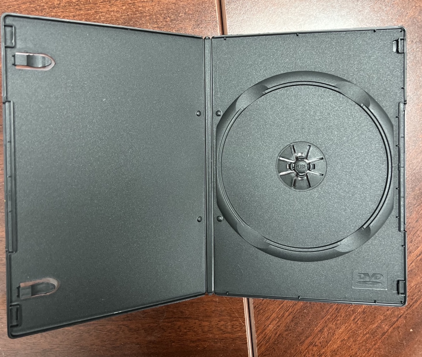 7mm slim black dvd case for one disc