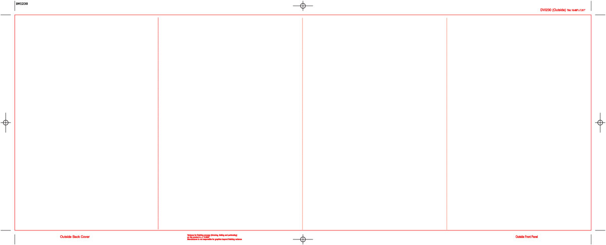 Printed 4-Panel DVD Folder (Accordion Style)