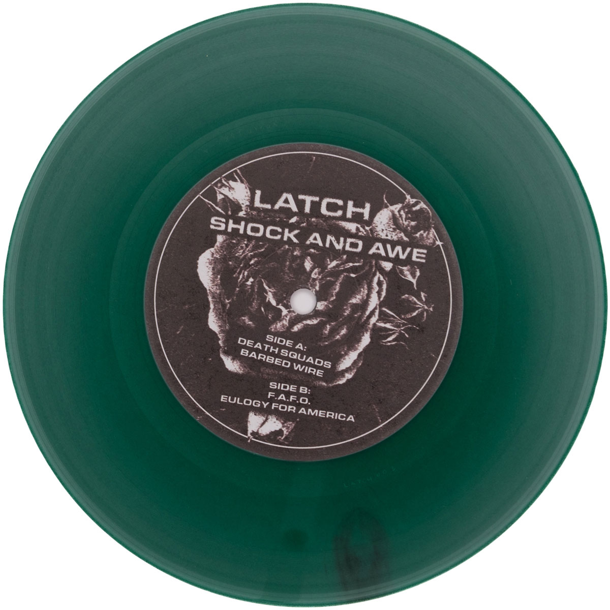 Recycled random color vinyl pressing