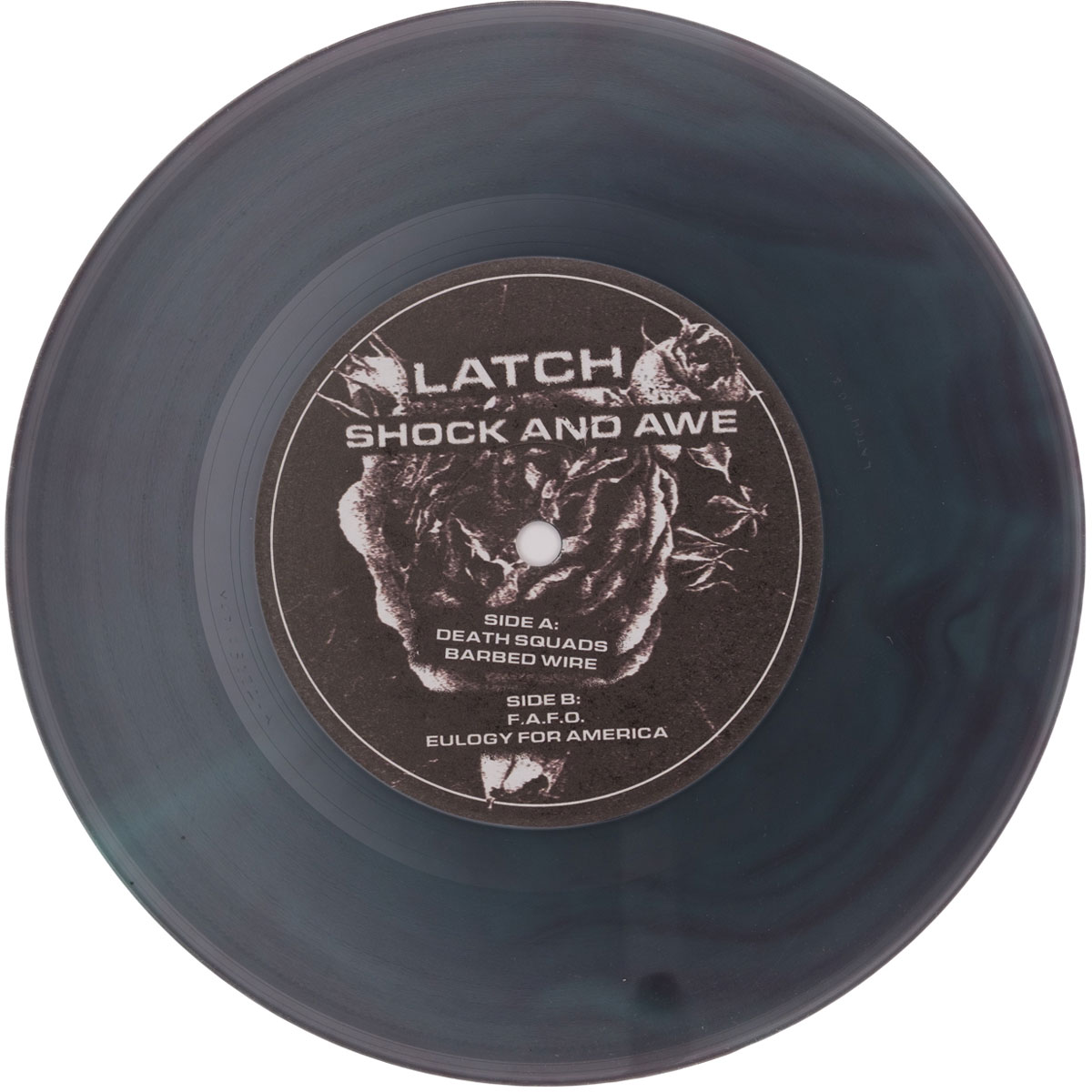 Recycled random color vinyl pressing