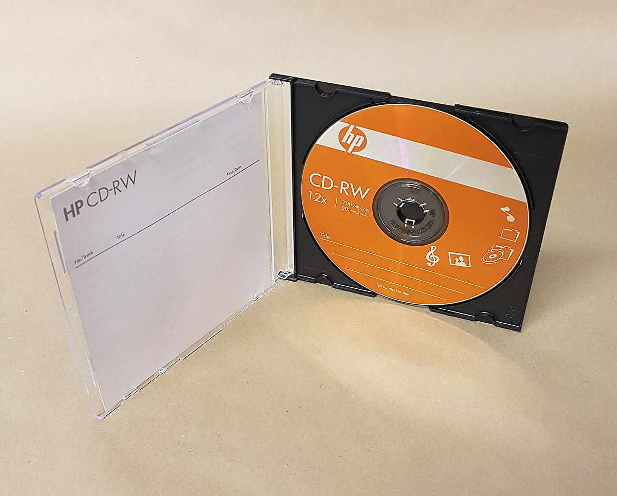 HP CD-RW rewritable optical discs