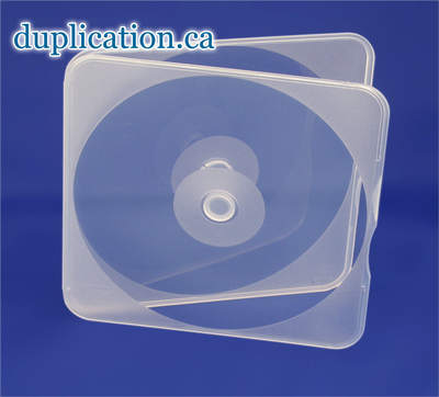 Square CD/DVD clamshell case mailer case style 37202