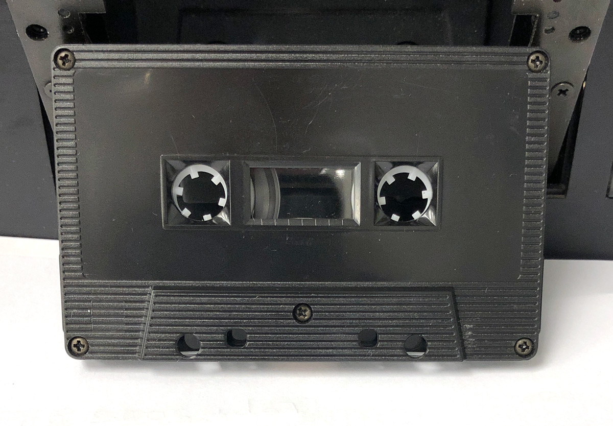 retro ridged black TDK SA-C-25 Cassette