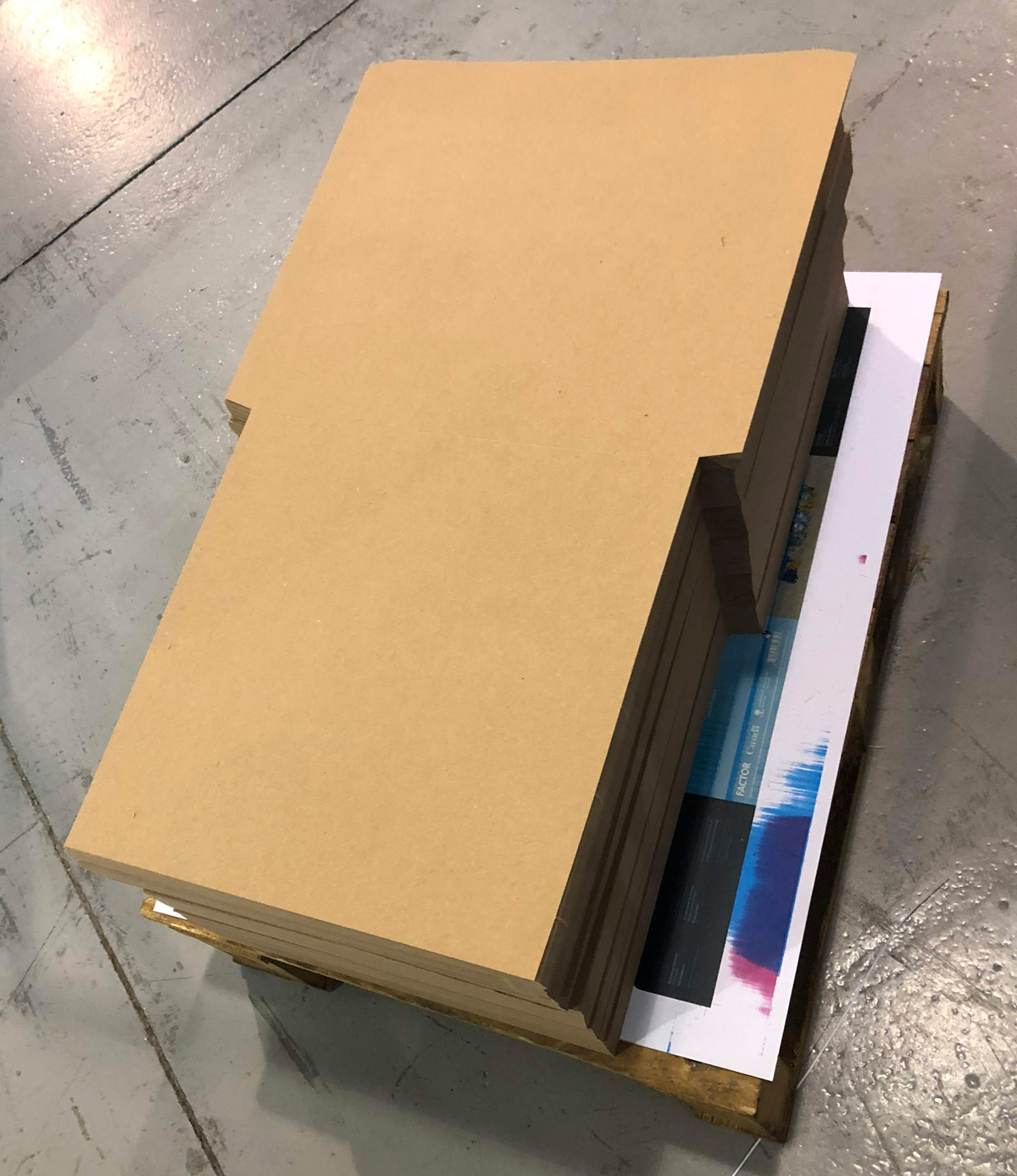 12 inch vinyl cover flat blanks made out of chipboard are great for doing silkscreen prints