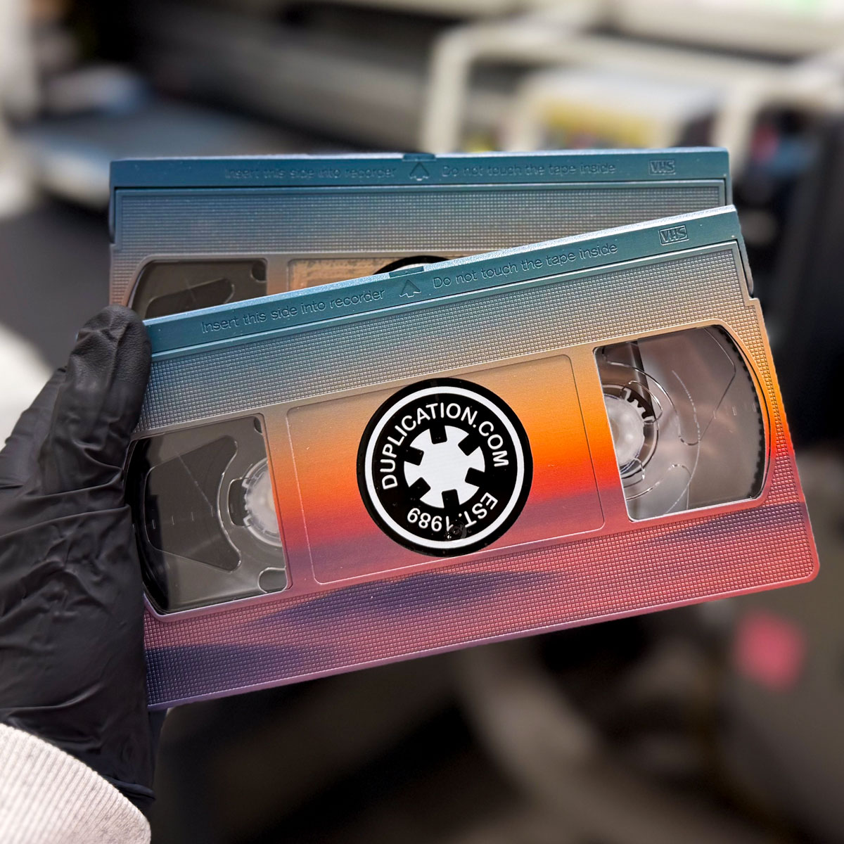 VHS with UV print