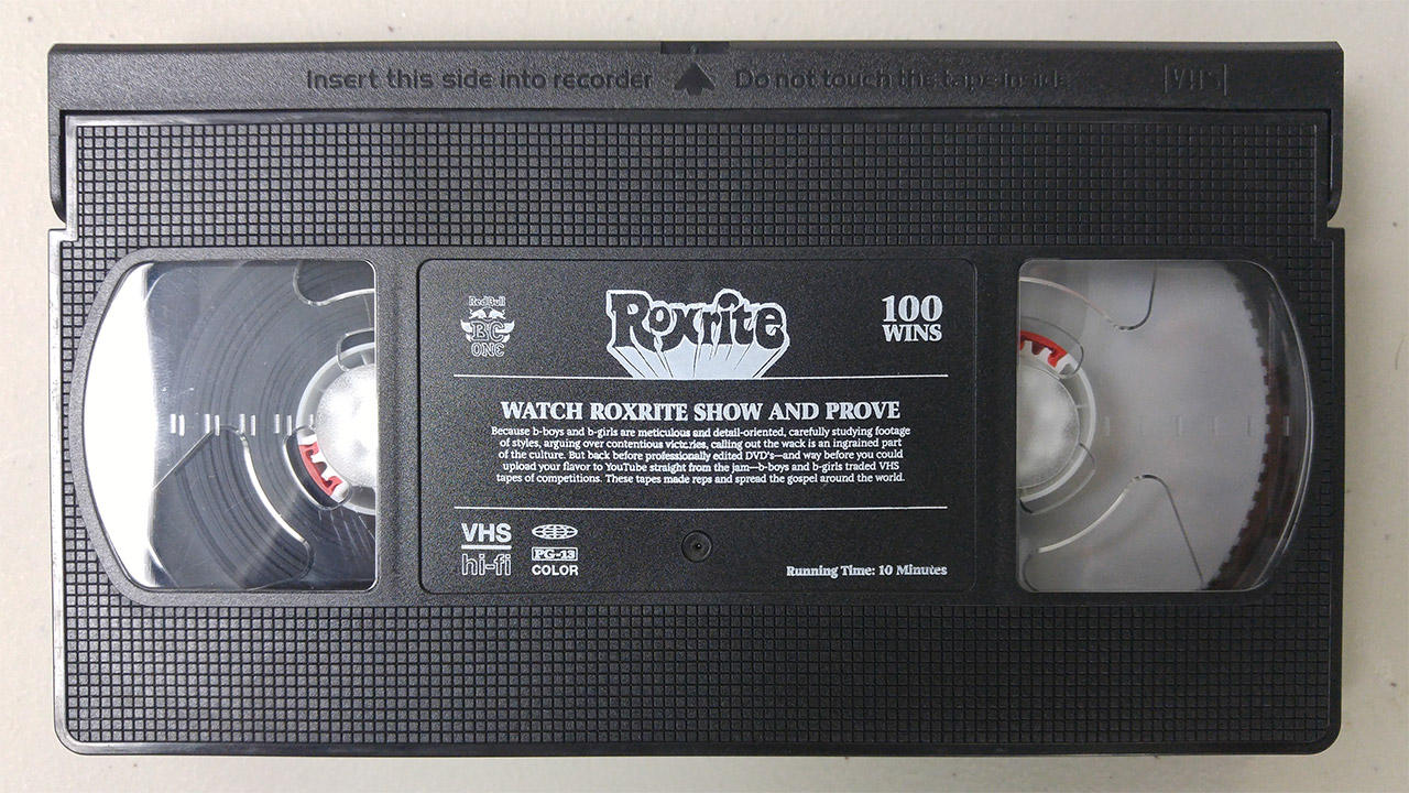 VHS with white padprint