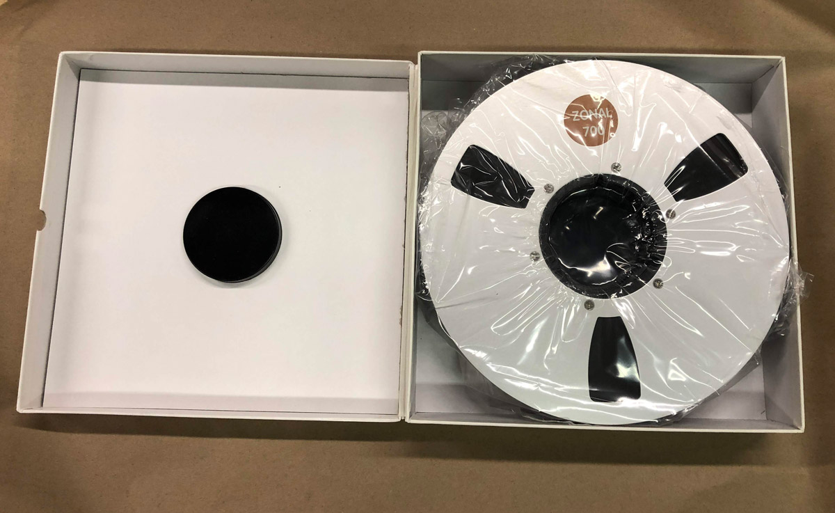 Zonal 2 Inch Audio Mastering Reel to Reel Tape