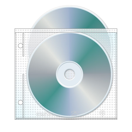 2 Hole Top Load CD/DVD Page 