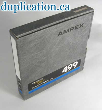 Ampex 499 Grand Master Gold 1 Inch Tape on Metal Reel - Reel-to
