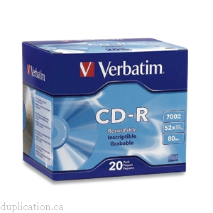 CD-R - 80 M - 700 MB - 52X - SLIM CASE 10x20pk