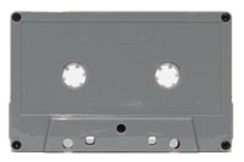 C-74 Cool Grey Windowless Hifi Ferro Type 1 Audio Cassette  