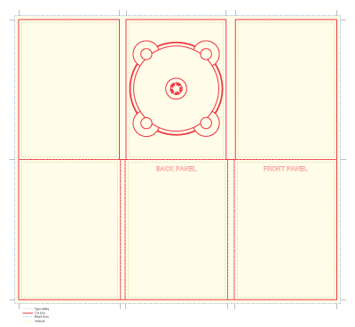 DVD 6-Panel Digipak (offset print)