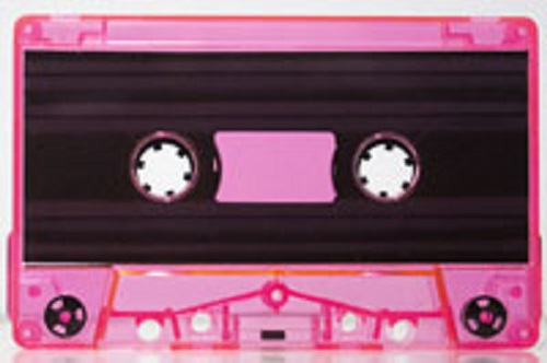 C-33 Fluorescented Pink Tinted Hifi Ferro Type 1 Audio Cassette