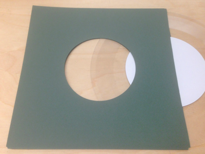 Forest Green Inner Sleeve for 7" Vinyl Record - 50 Pack