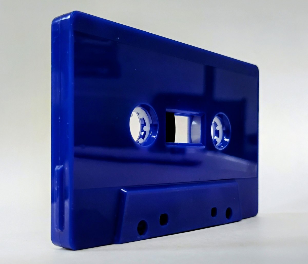 C-30 Dark Blue shell China Type I Audio cassette