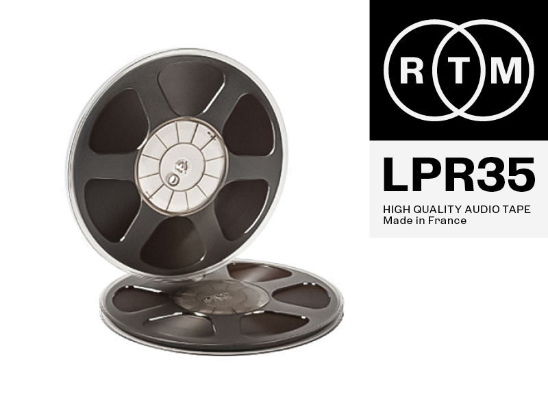 RTM LPR35 1/4" x 1800 Feet Audio Tape on Trident Reel in Box